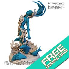 FREE MODEL Sypha Water Spirit 3D model